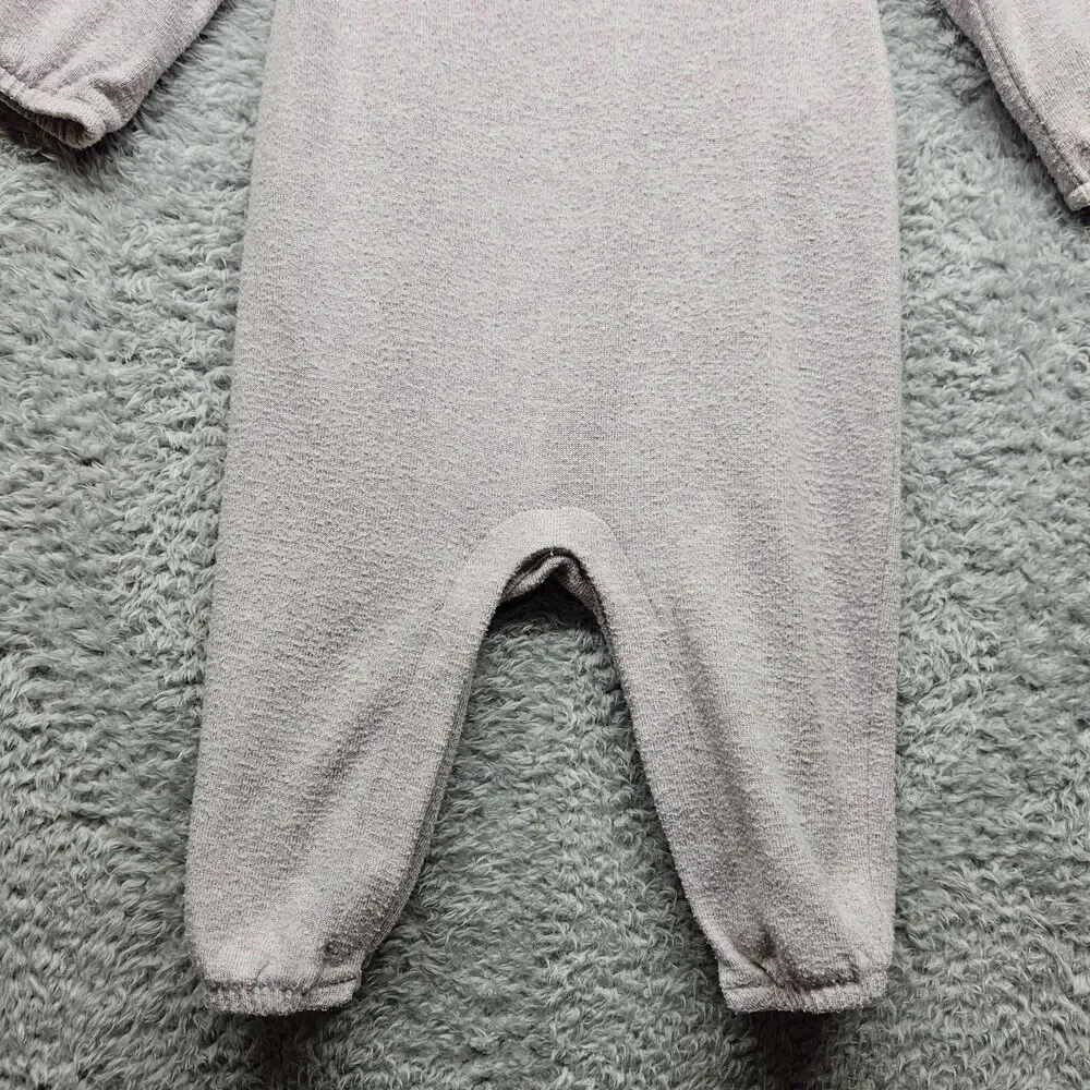 Baby Gap Girl Purple Romper One Piece Outfit Size 6-12 Months Ruffle Longsleeve